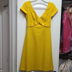 JCREW size 0 yellow wool dress